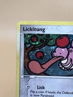 Pokemon Card Lickitung 37/112 Reverse Holo Fire Red & Leaf Green Lightly Played - Image 5