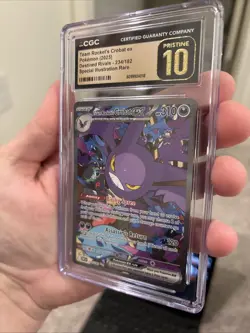 CGC Pristine 10 Team Rocket's Crobat ex 234/182 Destined Rivals Pokemon Card - Image 2