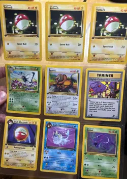 9 Superb Vintage 1st Edition TCG Pokemon Cards Near Mint - Image 1
