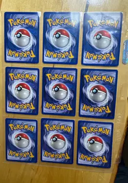 9 Superb Vintage 1st Edition TCG Pokemon Cards Near Mint - Image 2