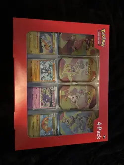 Pokemon TCG Scarlet & Violet - 151 Mini Tin 4 Pack Set With 4 Holographic Cards - Image 1