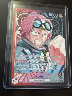 Koby One Piece OP11 Alternate Alt Art Leader Card OP11-001 English - Image 1