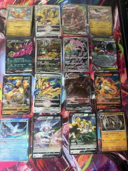Pokemon 16 Card Lot nm V Max Mega Amazing Ex HOLO Rare Hits Only F60 - Image 1
