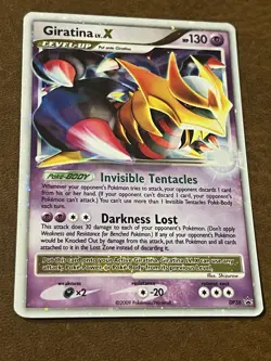 LP Giratina LV.X - DP38 - Pokemon Diamond & Pearl Promo Ultra Rare Card LP Holo - Image 2