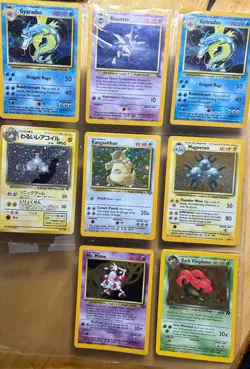 8 Vintage TCG Holo Cards Pokemon Gift Set - Image 1