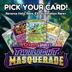 Twilight Masquerade - Choose Your Card - Reverse Holo, Rare, EX - NM - Image 1