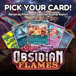 Obsidian Flames - Choose Your Card - Reverse Holo, Rare, EX - NM - Image 1
