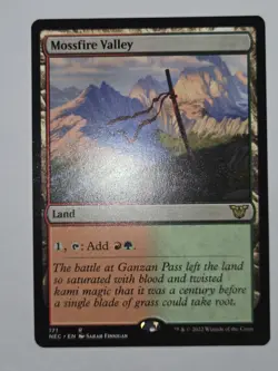 MTG Mossfire Valley Neon Dynasty Commander 171 Regular Rare - Image 2