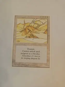 Mtg 4th Edition Elder Land Wurm (Never Played) - Image 1