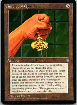 Amulet of Quoz R Ice Age LP MTG - Image 1