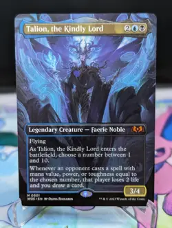 MTG Wilds of Eldraine- Talion, the Kindly Lord 301 Borderless Regular - Image 1