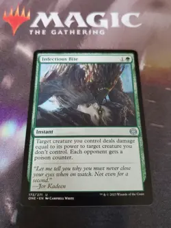 Mtg. 2x Infectious Bite. Phyrexia: All Will Be One. Pack Fresh - Image 1