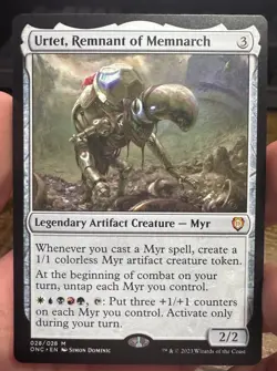Urtet, Remnant of Memnarch - Commander: Phyrexia: All Will Be One #028/028 MTG - Image 1