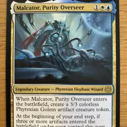 MTG Malcator, Purity Overseer - 208/271 - R - Phyrexia: All Will Be One Magic - Image 2