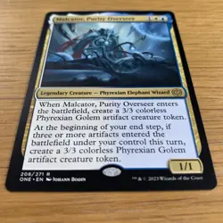 MTG Malcator, Purity Overseer - 208/271 - R - Phyrexia: All Will Be One Magic - Image 3