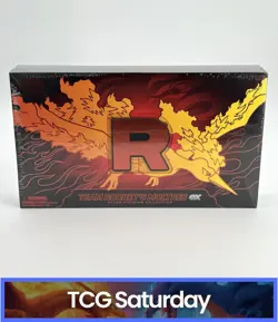 POKEMON TCG TEAM ROCKET'S MOLTRES EX ULTRA PREMIUM COLLECTION UPC SEALED - Image 1