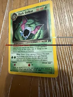 Pokemon Team Rocket Dark Golbat Holo #7/82 NM - Image 3