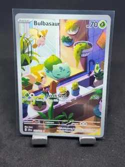 Pokemon TCG Bulbasaur 143/142 SV07: Stellar Crown Holo Illustration Rare - Image 1