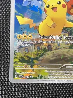 Pikachu 027 2023 Pokemon Scarlet And Violet Promo - Image 5