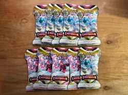 Pokemon TCG Sword& Shield Lost Origin 10 Sleeved Hanger Booster Packs Sealed New - Image 1