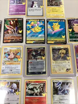 Lot Of 27 Pokemon TCG CelebrationsCard Greninja Cleffa Flying , Surfing Pikachu - Image 2