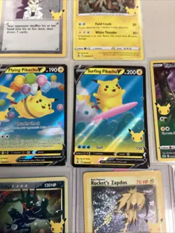 Lot Of 27 Pokemon TCG CelebrationsCard Greninja Cleffa Flying , Surfing Pikachu - Image 5