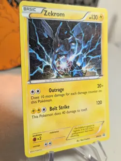 Zekrom BW24 Promo Pokemon TCG Black and White Promos NM - Image 2