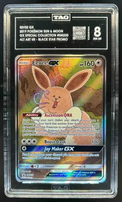 2016-19 Pokemon SM Black Star Promos Eevee #SM233 TAG 8 - Image 1