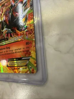 Mega M HOUNDOOM EX 22/162 XY BREAKthrough HOLO FULL ART Pokemon - Image 5