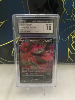 Pokemon Galarian Moltres 2021 Chilling Reign 097/198 CGC 10 - Image 1