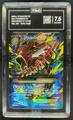 2016 Pokemon XY BREAKpoint Gyardos EX #115/122 TAG 7.5 - Image 1
