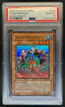 2002 Yu-Gi-Oh! Magic Ruler Toon Mermaid #MRL-072 PSA 10 - Image 1