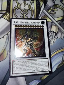 YuGiOh TCG TG Halberd Cannon EXVC-EN043 1st Edition Ultimate Rare NM - Image 1