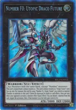 Yugioh! Number F0: Utopic Draco Future - KICO-EN013 - Collector's Rare - 1st Edi - Image 1