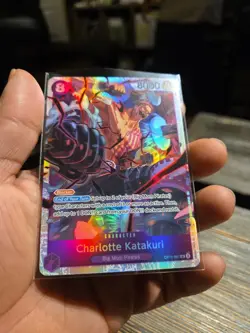Charlotte Katakuri OP11-067 SR Foil Bandai ONE PIECE English - Image 5