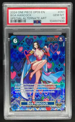 2024 One Piece Boa Hancock Special Alternate Art #OP07-051 PSA 10 - Image 1