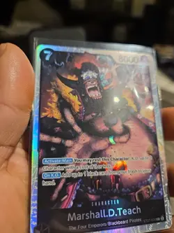 One Piece Starter Deck 27 Marshall D Teach Blackbeard ST27-005 SR Foil English - Image 4