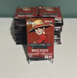 One Piece OP-13 Carrying On His Will Sealed Loose Packs - Lot of 29 - As-Is Read - Image 2