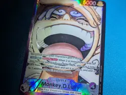 Monkey.D.Luffy #OP09-061 - Gear 5 Alt Art Leader | One Piece | NM | *See Desc - Image 5