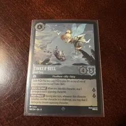 Disney Lorcana Fabled - Tinker Bell - Giant Fairy #188/204 - Super Rare Foil - Image 1