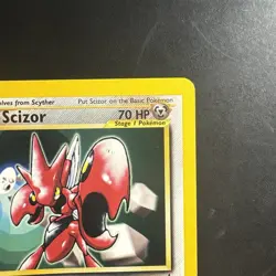 Pokemon Card - Scizor #33 WoTC Black Star Promo - Image 3