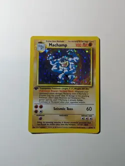 Machamp 008/102 Deck Exclusives Holo Pokemon card LP READ DESCRIPTION - Image 1