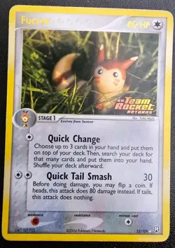 Furret Reverse Holo Stamped Team Rocker Returns Pokemon TCG Card 22/109 MP - Image 1