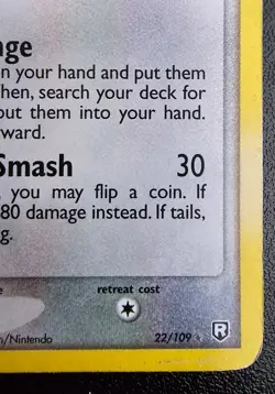 Furret Reverse Holo Stamped Team Rocker Returns Pokemon TCG Card 22/109 MP - Image 4