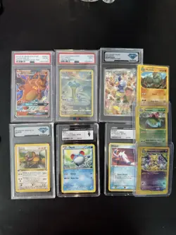 Assorted Pokemon Card Lot (6 Graded, 3 Raw) - Image 1