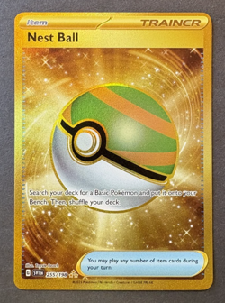 Nest Ball 255/198 Hyper Rare Holo Scarlet & Violet Pokemon Trading Card - Image 1