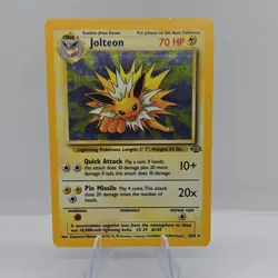 Pokemon TCG Jolteon Jungle 4/64 Unlimited Holo Rare Stage 1 HP70 Card - Image 1