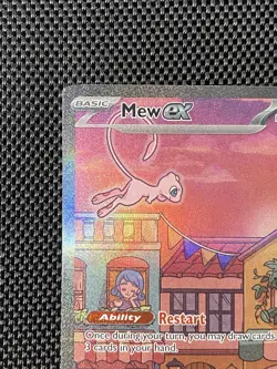 Mew ex SVP 053 Pokemon TCG Scarlet Violet 151 Black Star Promo Full Art Card - Image 2