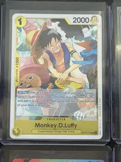 Monkey D Luffy One Piece x6 Card Lot SEC SR Rare Leader English - Image 2