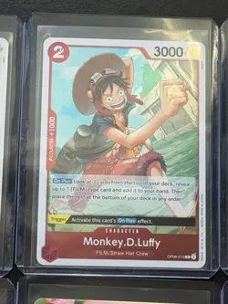 Monkey D Luffy One Piece x6 Card Lot SEC SR Rare Leader English - Image 3
